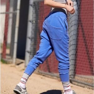 Free People Movement Joggers June Bug Sweatpant Slouchy Ultramarine Blue